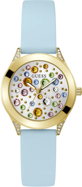 Часы Guess  Ladies Blue Gold Tone GW0678L1